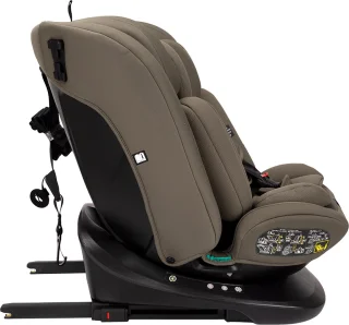 Novi Baby Goliath Premium I-Size Draaibaar Dark Chocolat Autostoel
