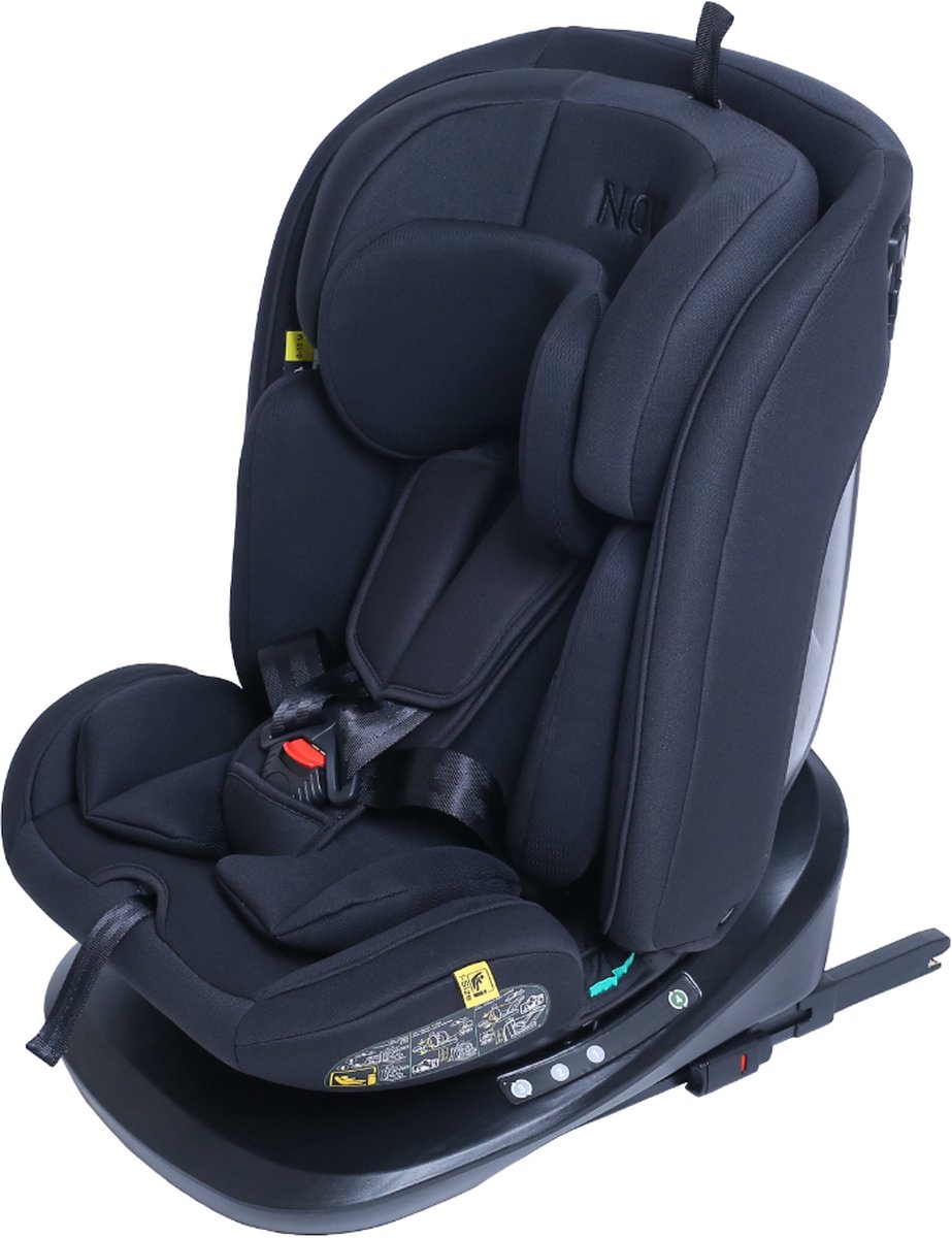 Wat vinden we goed aan de Novi Baby Goliath Premium I-Size Draaibaar Zwart Autostoel