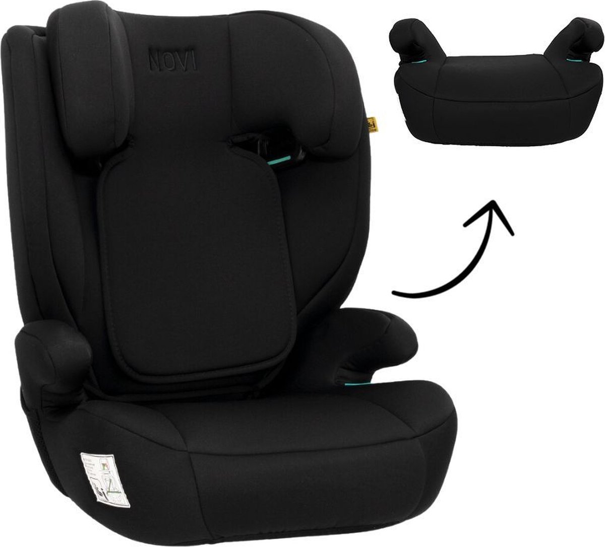 Novi Baby James Go i-Size Autostoel Zwart