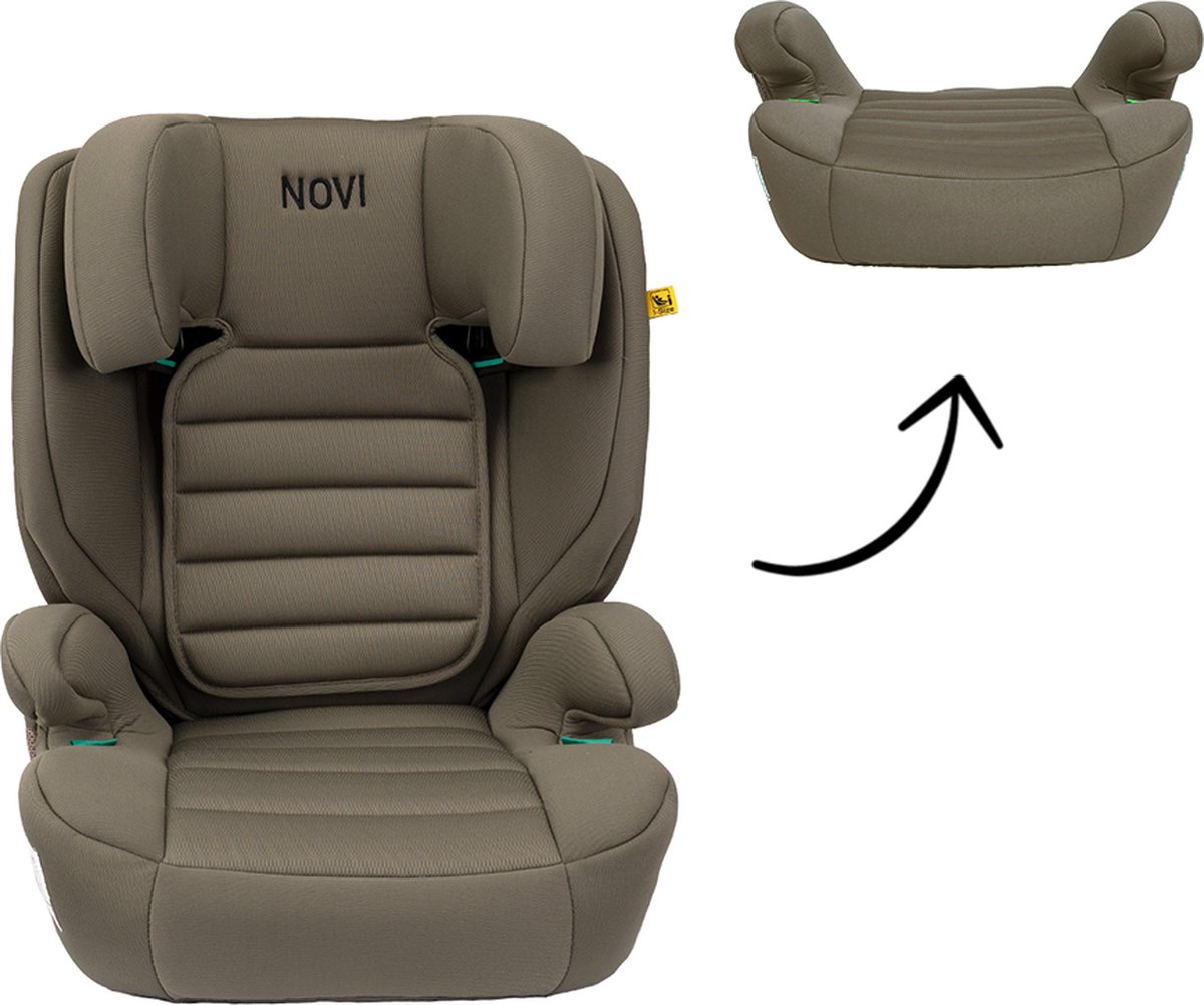 Novi Baby James Premium i-Size Autostoel Donker Taupe