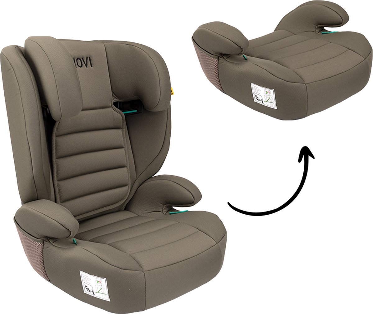 Novi Baby James Premium i-Size Autostoel Donker Taupe