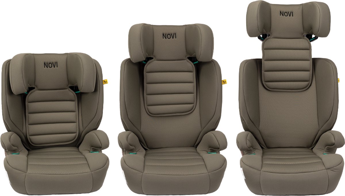Novi Baby James Premium i-Size Autostoel Donker Taupe