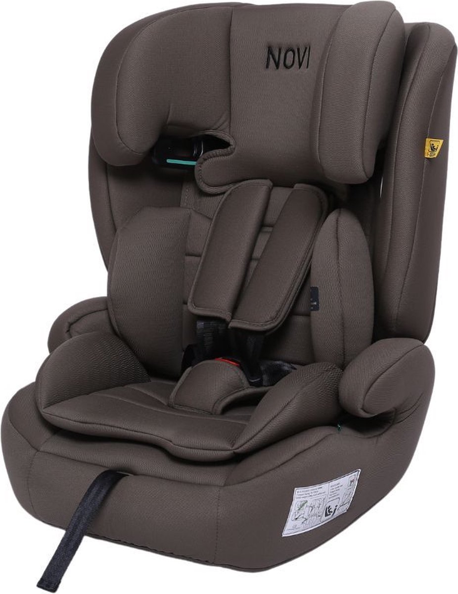 Wat vinden we goed aan de Novi Baby Jules Autostoel i-Size Taupe