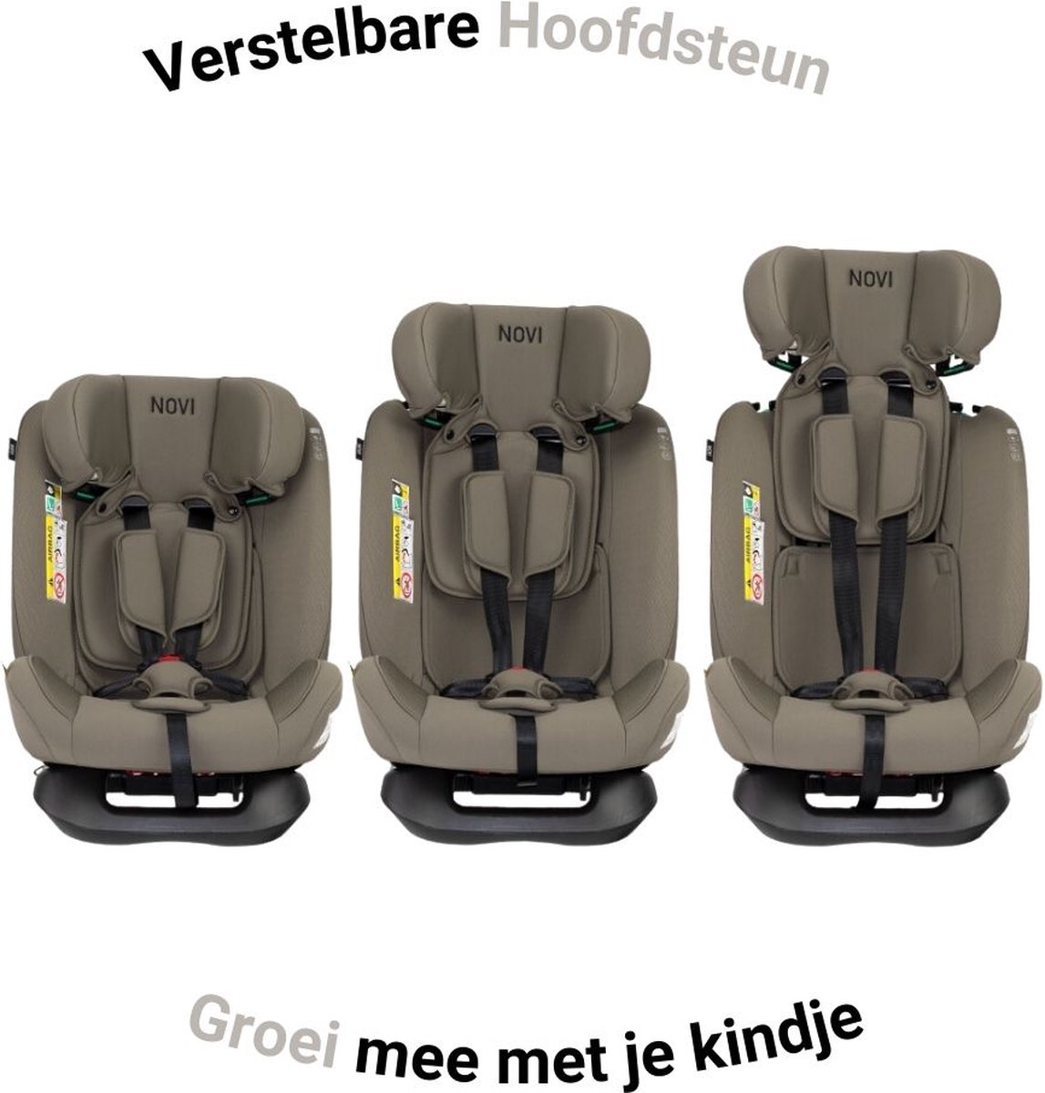 Novi Baby Lucas Premium Autostoel I-Size Dark Taupe Groep 0-3