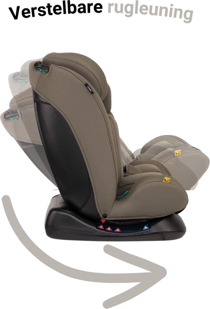 Novi Baby Lucas Premium Autostoel I-Size Dark Taupe Groep 0-3