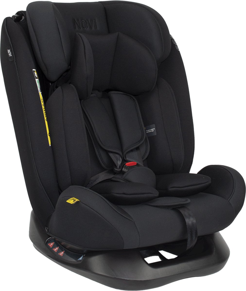 De Novi Baby Lucas Premium Autostoel I-Size Zwart Groep 0-3 in één oogopslag