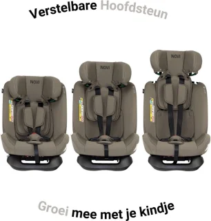 Novi Baby Lucas Premium Autostoel I-Size Zwart Groep 0-3