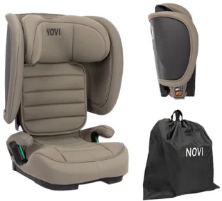Novi Baby Max I-Size Autostoel Dark Taupe