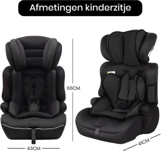 Oemmie Autostoel i-Size Groep 1/2/3 (67-150 cm) Zwart