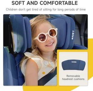 Opvouwbare Kinderstoel ISOFIX i-Size 100-150 cm