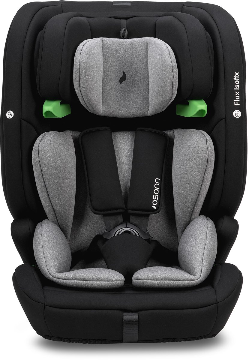 Osann FLUX i-Size Isofix Autostoel Zwart Grijs