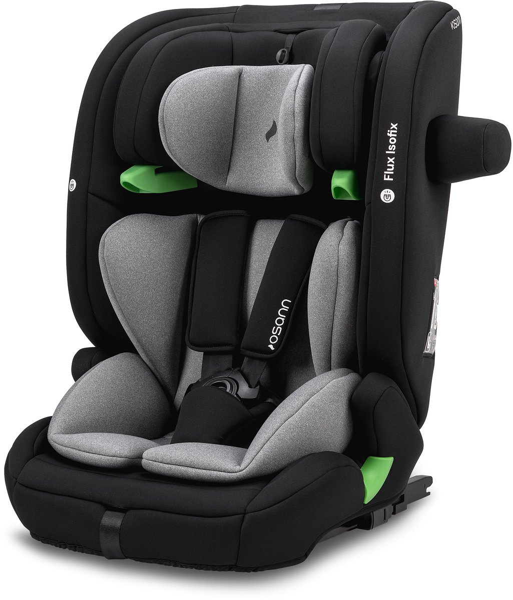 Osann FLUX i-Size Isofix Autostoel Zwart Grijs