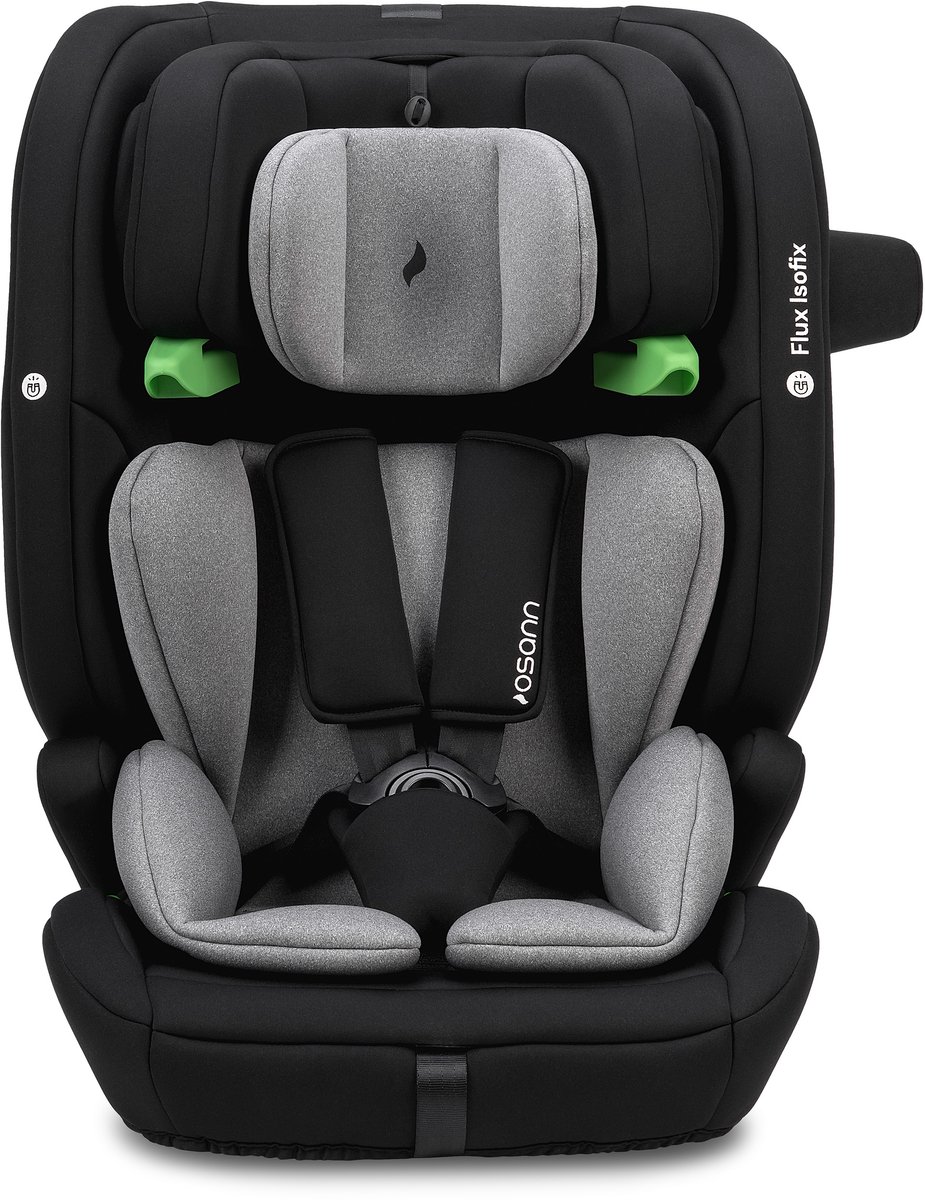 Osann FLUX i-Size Isofix Autostoel Zwart Grijs