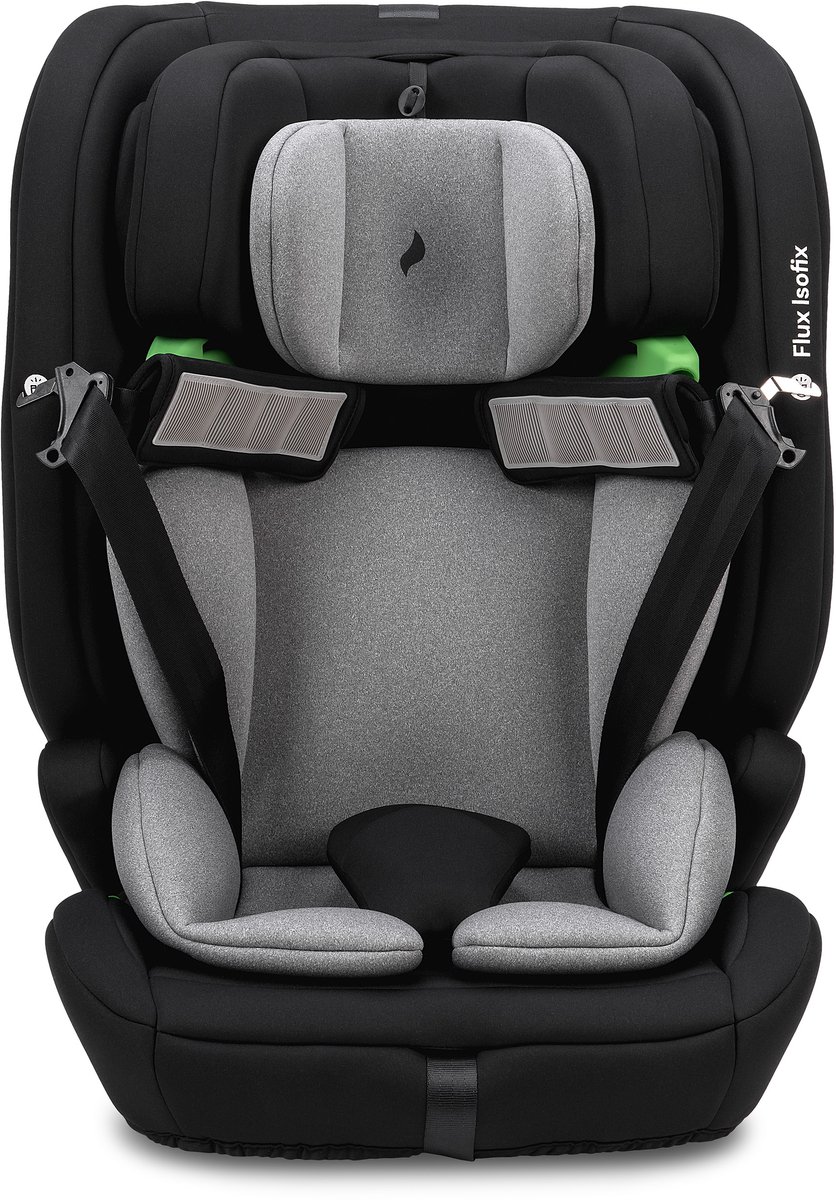 Osann FLUX i-Size Isofix Autostoel Zwart Grijs