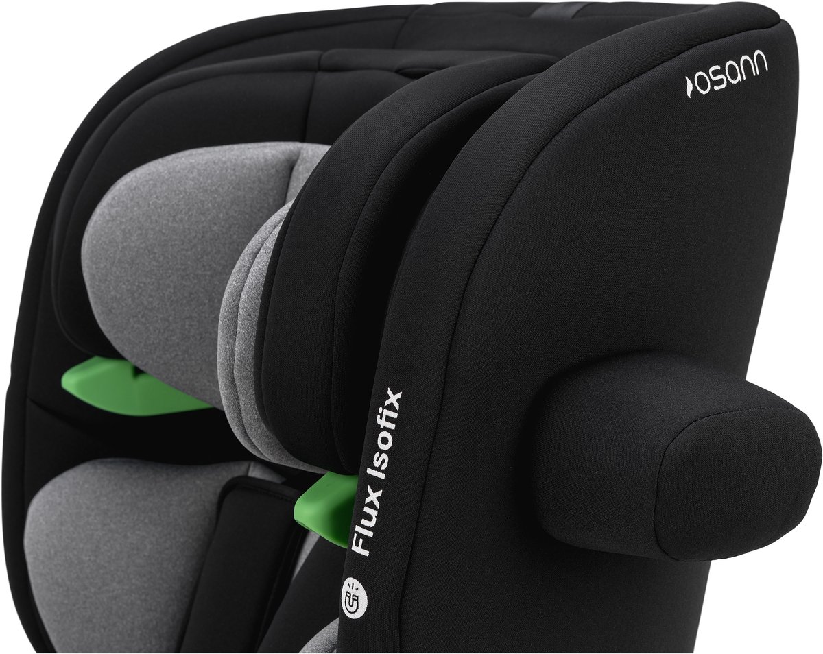 Osann FLUX i-Size Isofix Autostoel Zwart Grijs