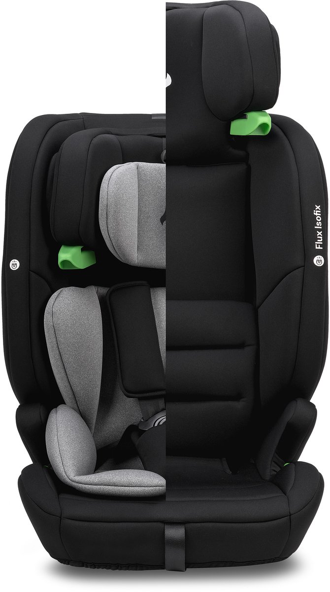 Osann FLUX i-Size Isofix Autostoel Zwart Grijs