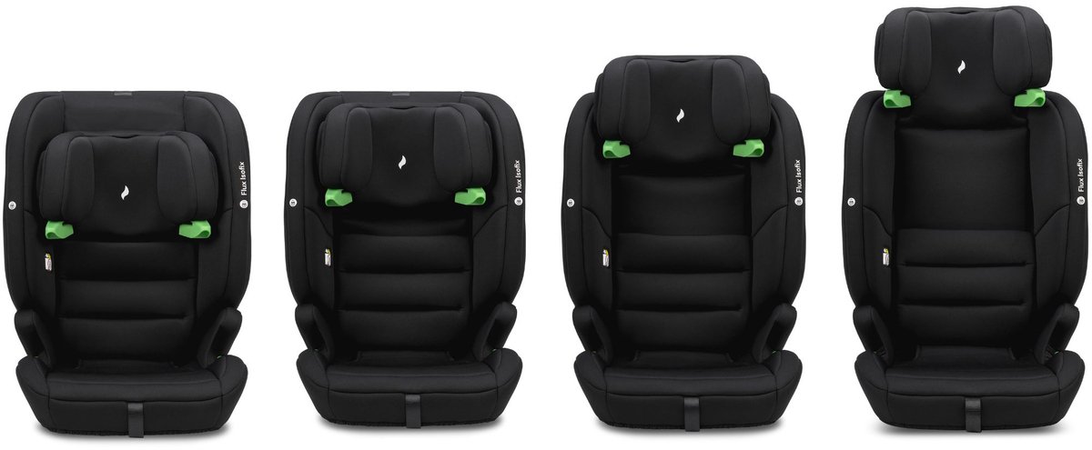 Osann FLUX i-Size Isofix Autostoel Zwart Grijs