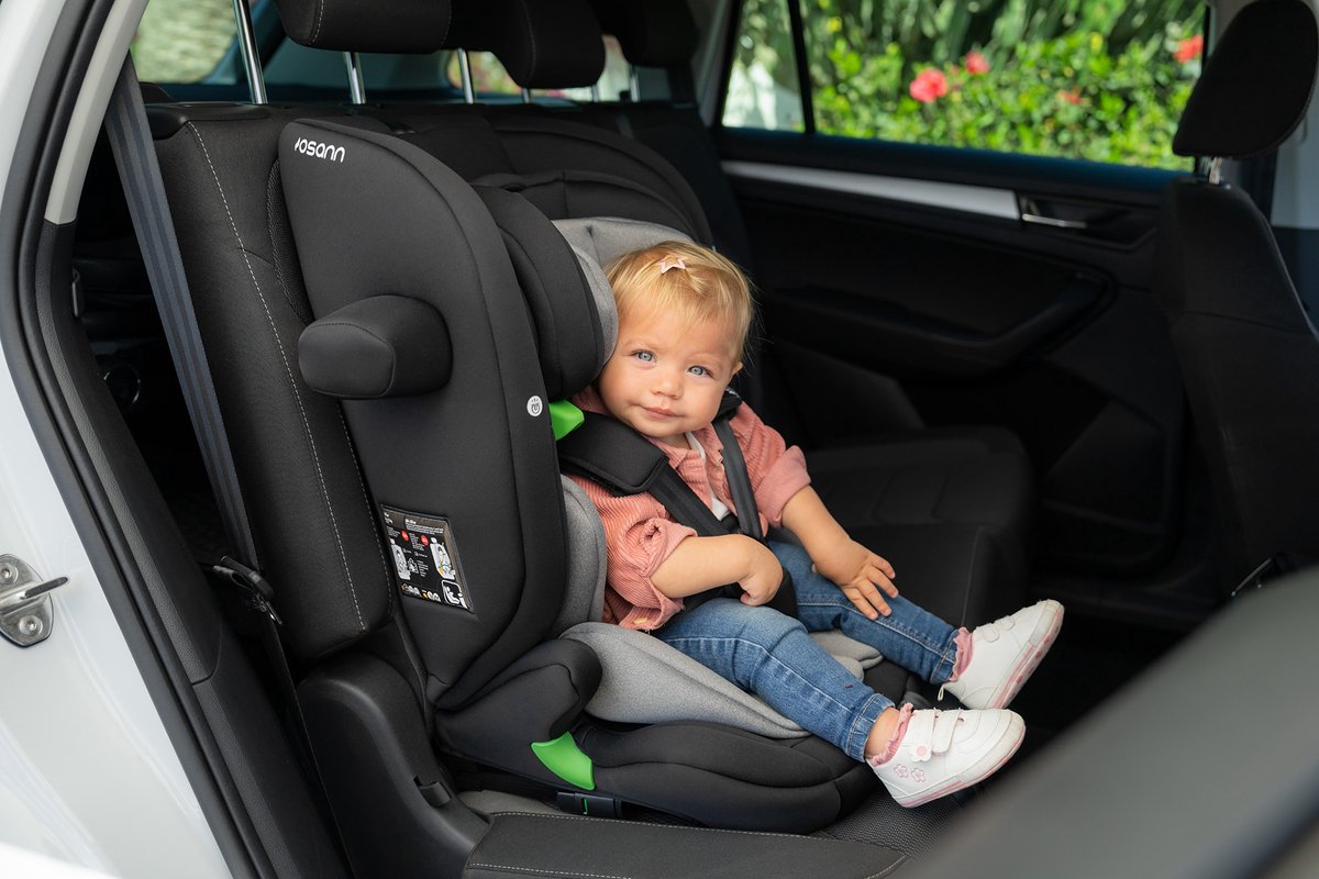 Osann FLUX i-Size Isofix Autostoel Zwart Grijs