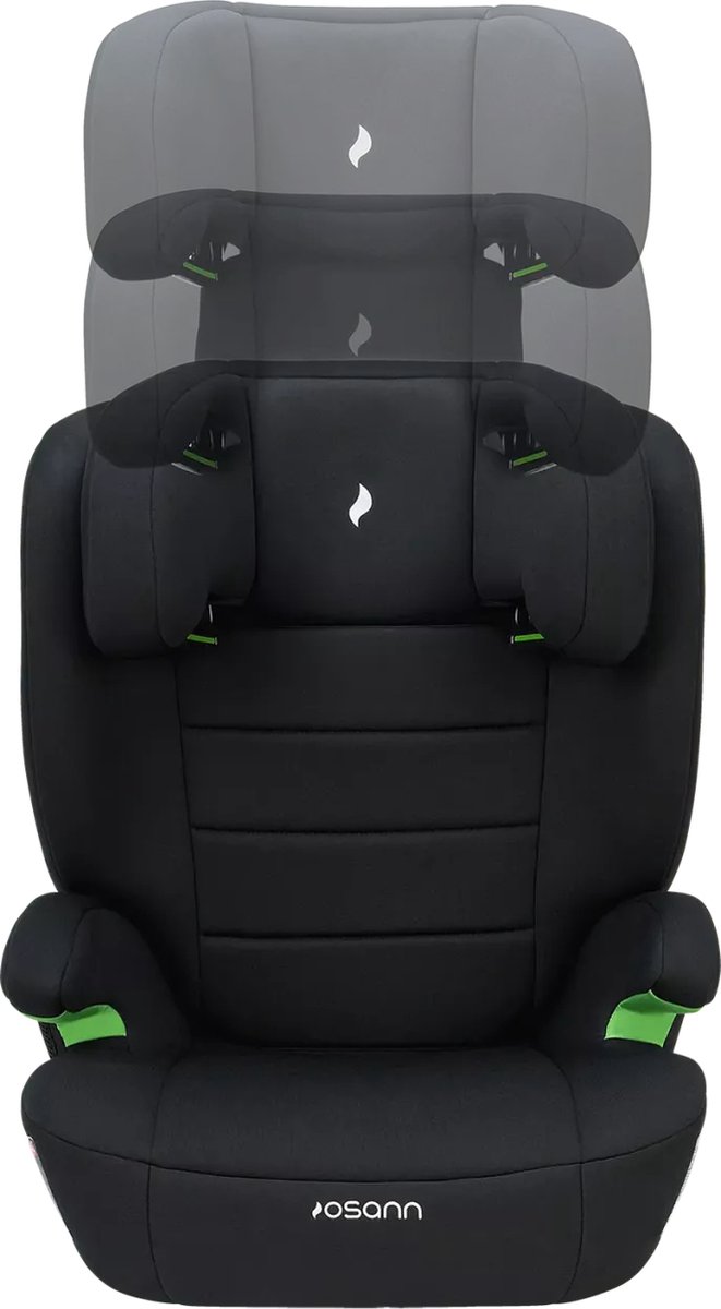 Osann Musca isofix autostoel zwart i-Size 100-150 cm
