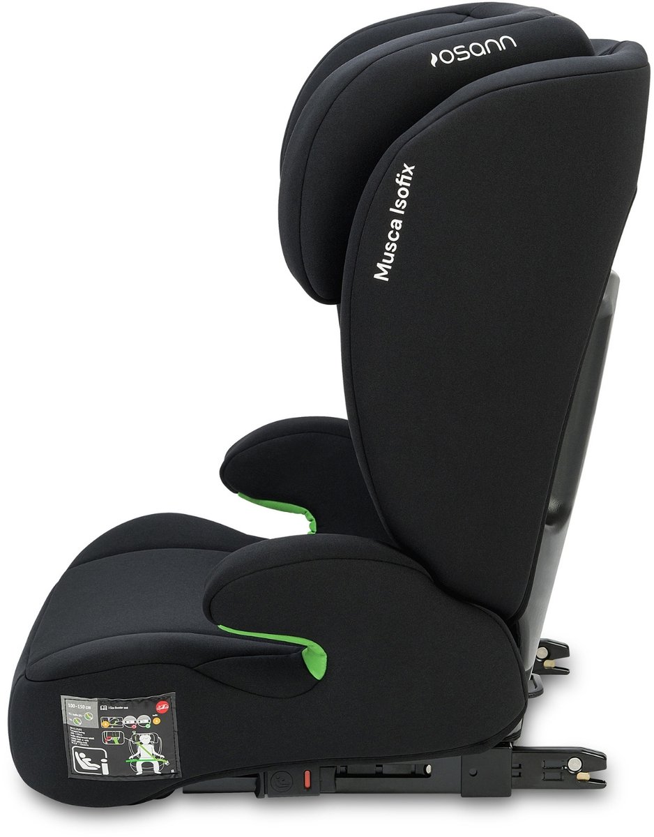 Osann Musca isofix autostoel zwart i-Size 100-150 cm
