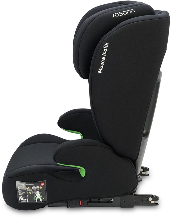 Osann Musca isofix autostoel zwart i-Size 100-150 cm