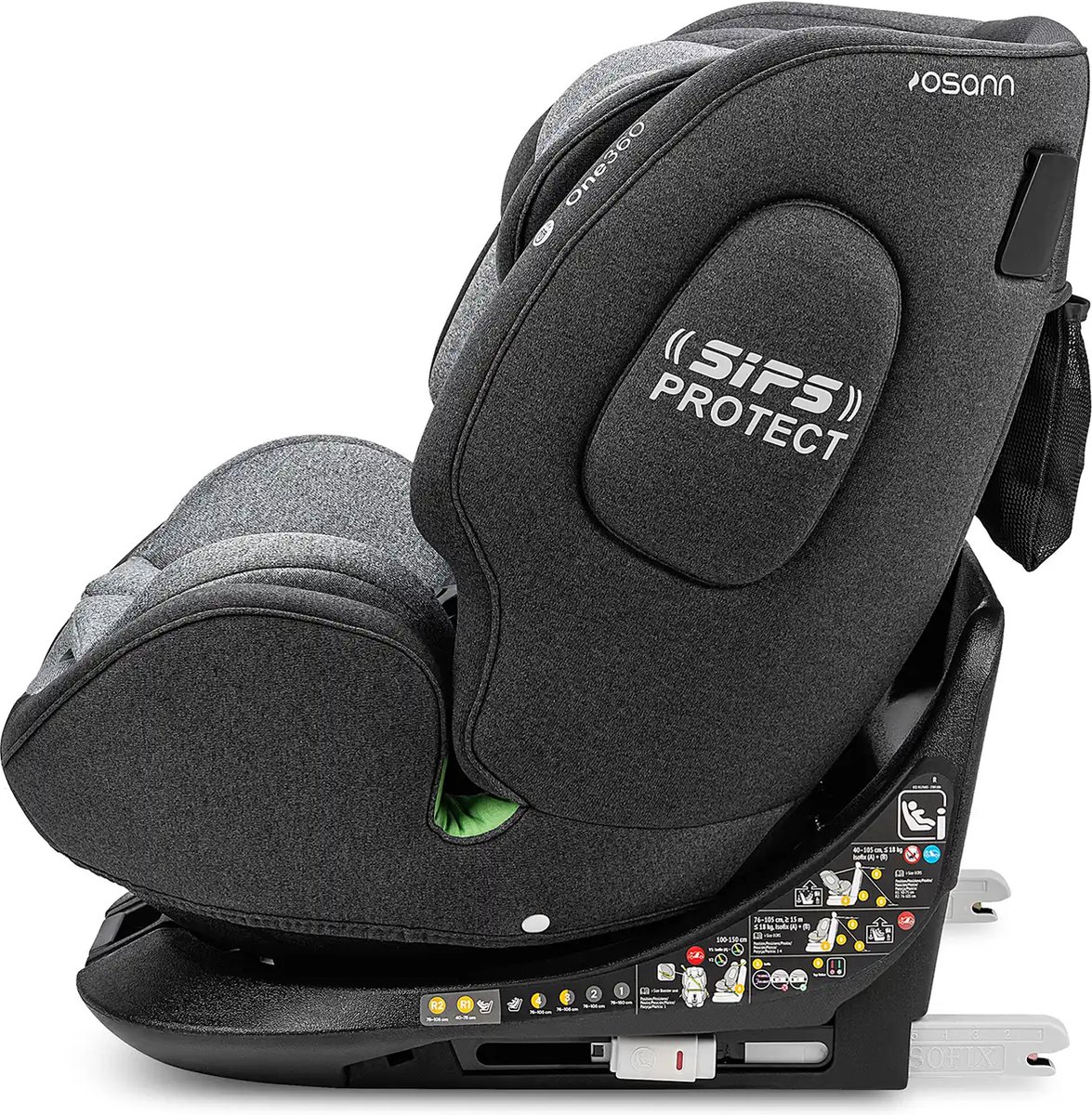 Osann One360 i-Size Draaibare Autostoel Grijs