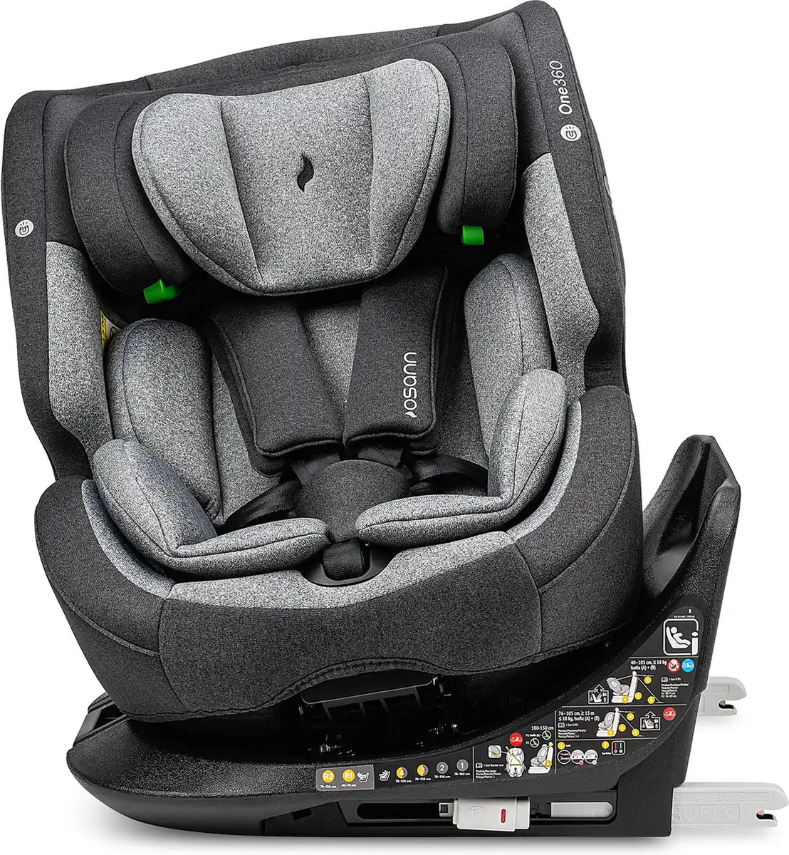 Osann One360 i-Size Draaibare Autostoel Grijs