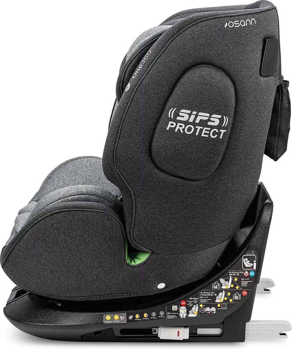 Osann One360 i-Size Draaibare Autostoel Grijs