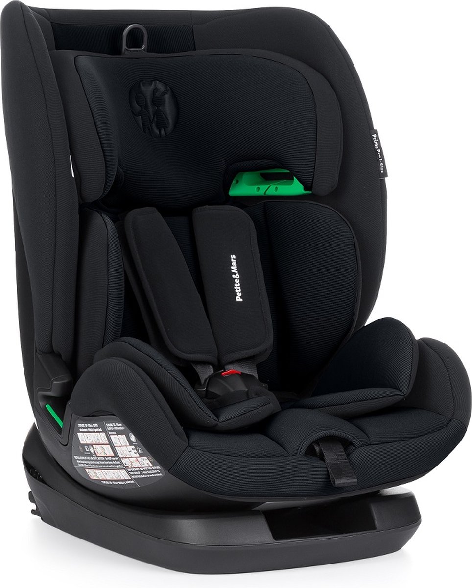 PETITE&MARS Autozitje Prime Pro Absolute Black 9-36 kg ISOFIX