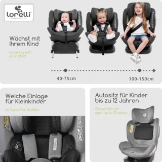 Phoenix i-Size autostoel zwart