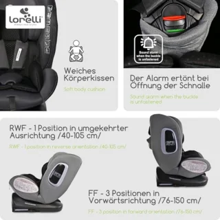 Phoenix i-Size autostoel zwart