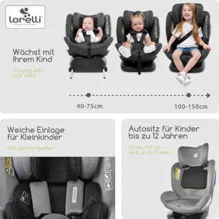Phoenix i-Size autostoel zwart
