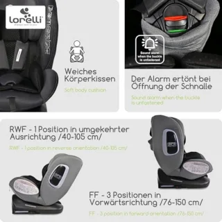 Phoenix i-Size autostoel zwart