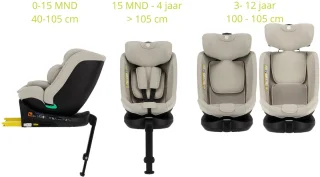Puck Autostoel JUNE - Sand