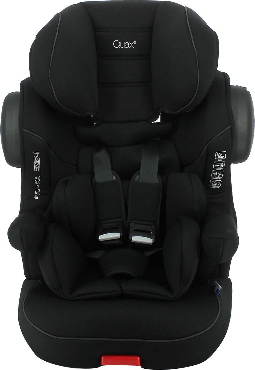 Quax Autostoel i-Size ISOFIX Zwart 76-140cm Groep 1/2/3
