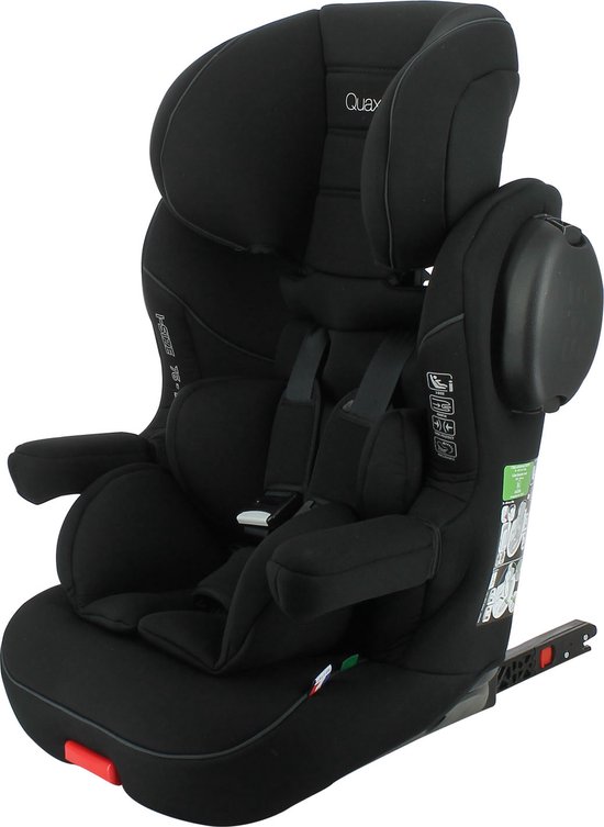 Quax Autostoel i-Size ISOFIX Zwart 76-140cm Groep 1/2/3
