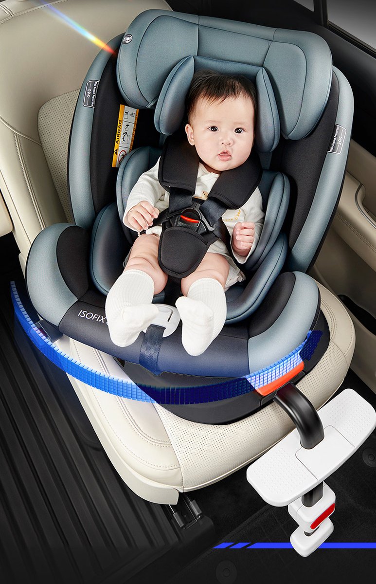 Seastone Autostoel 0-36 kg Zwart Met Isofix