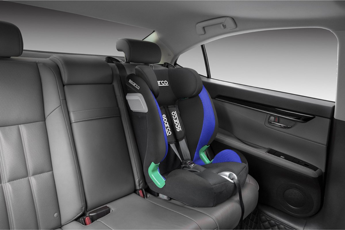 Sparco SK5000I Kinderstoel Isofix Zwart/Blauw