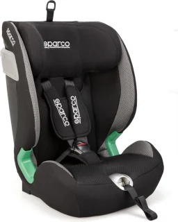 Sparco SK5000I kinderstoel Isofix zwart/grijs i-Size 76-150 cm