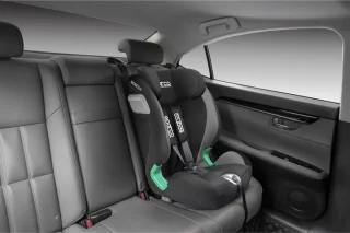 Sparco SK5000I kinderstoel Isofix zwart/grijs i-Size 76-150 cm
