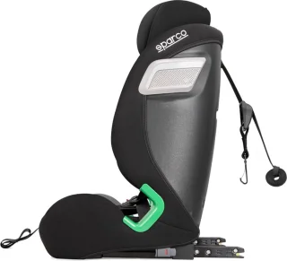 Sparco SK5000I Kinderstoel Isofix Zwart/Rood