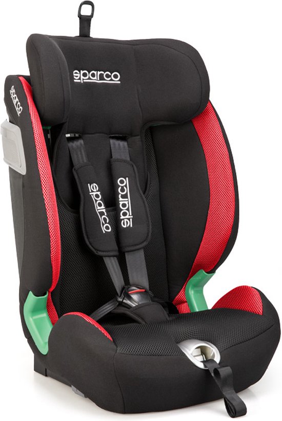 Sparco SK5000I Kinderstoel Isofix Zwart/Rood