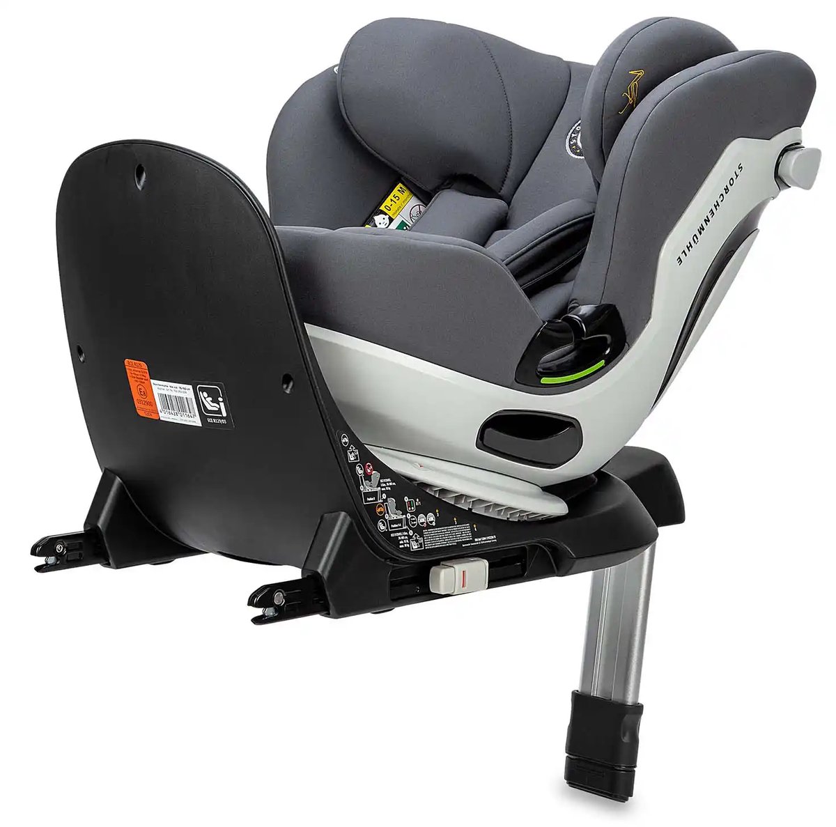 Storchenmühle Niki Kid autostoel i-Size Asphalt Grijs