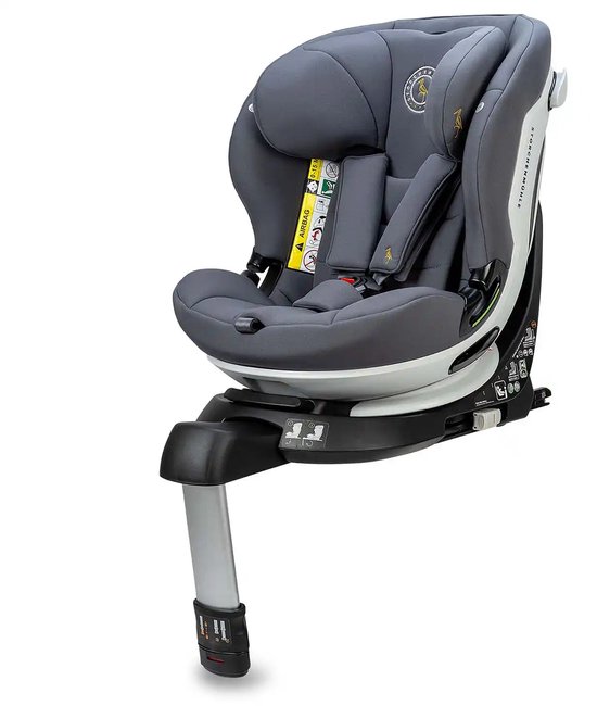 Storchenmühle Niki Kid autostoel i-Size Asphalt Grijs
