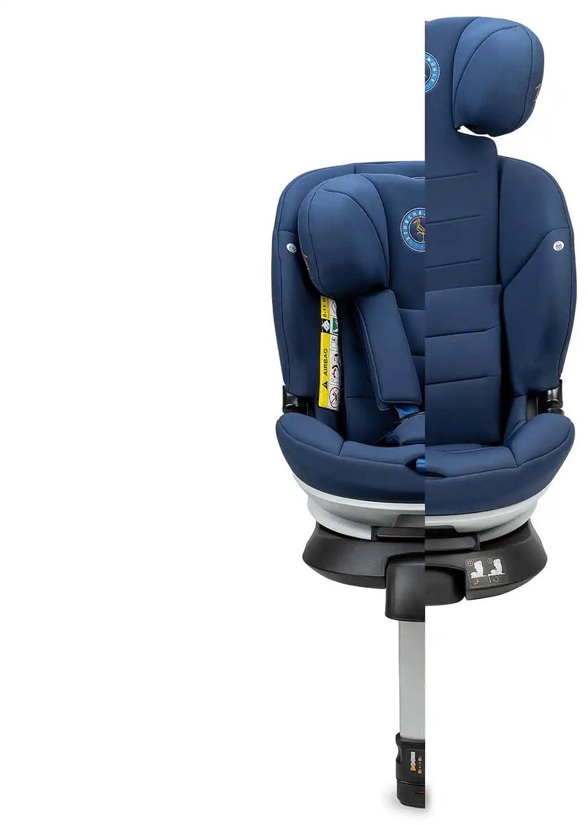 Storchenmühle Niki Kid i-Size Autostoel Iris Blauw