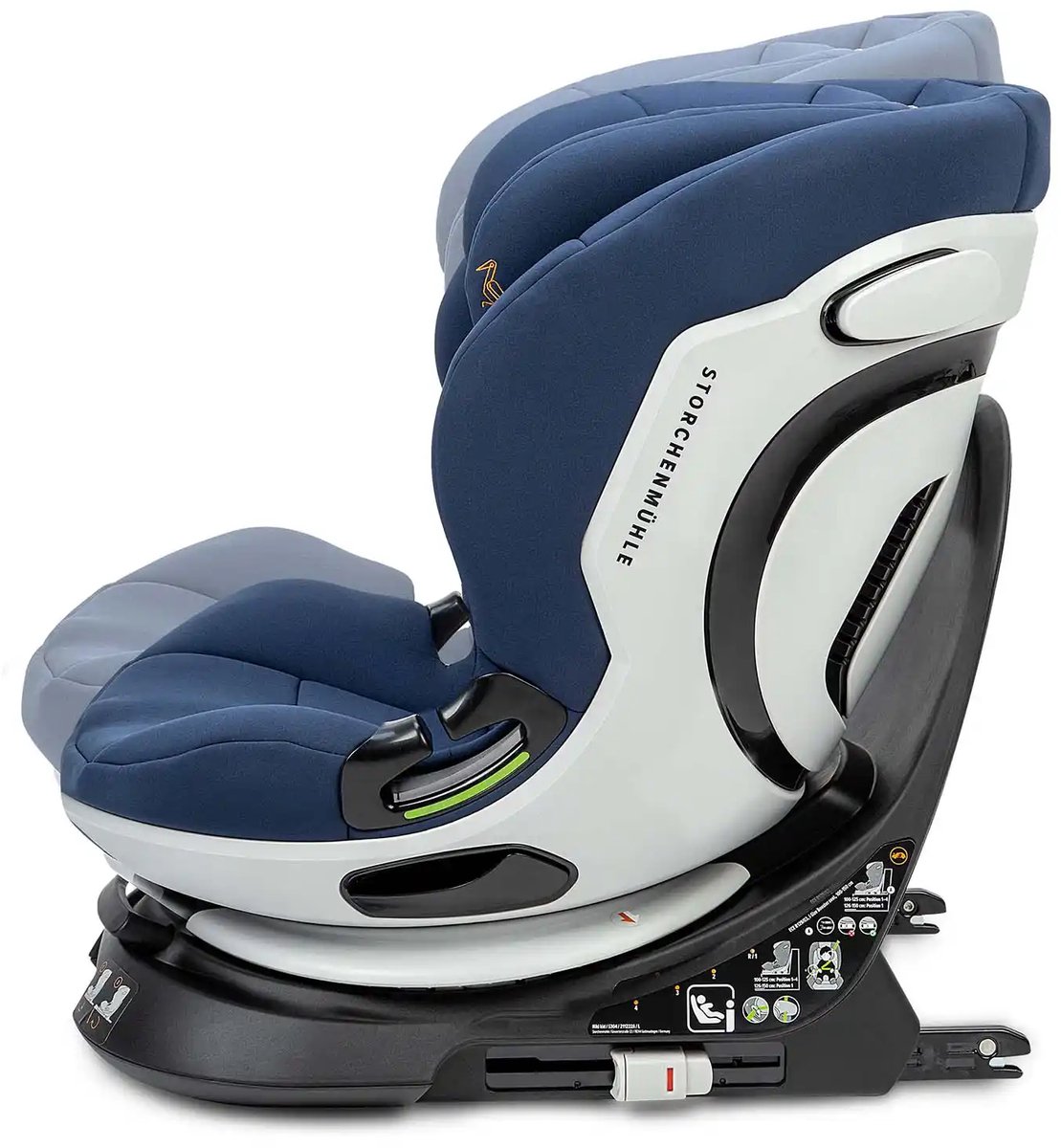 Storchenmühle Niki Kid i-Size Autostoel Iris Blauw
