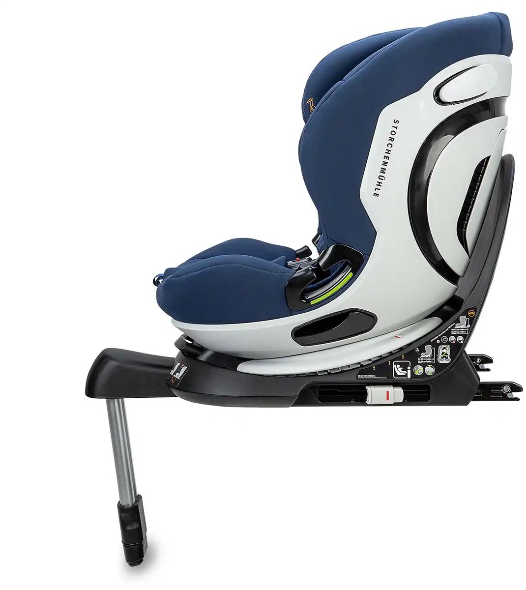 Storchenmühle Niki Kid i-Size Autostoel Iris Blauw