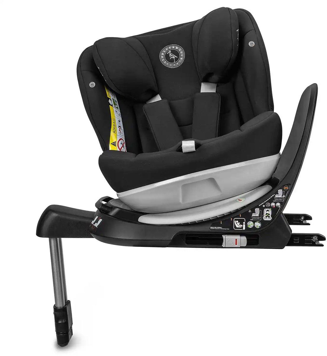 Storchenmühle Niki Kid i-Size autostoel Onyx Zwart