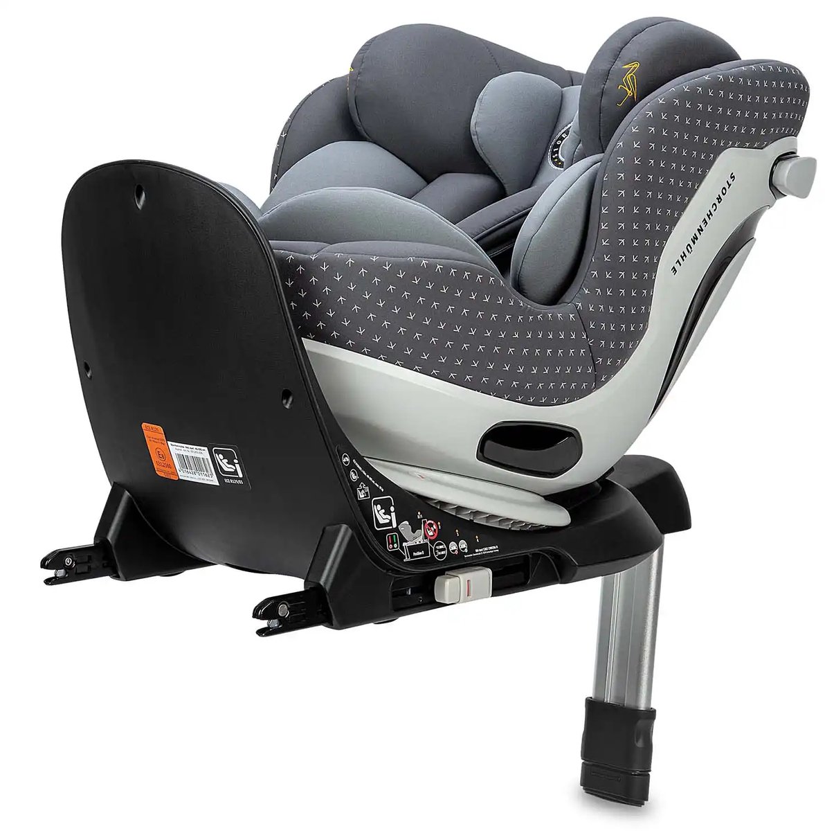 Storchenmühle Niki Start Asphalt i-Size autostoel Grijs