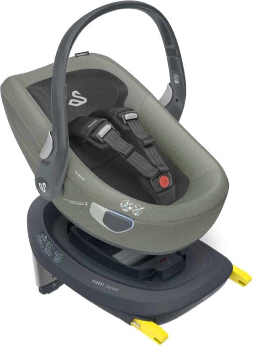 Swandoo Albert i-Size Autostoel Sesame Grijs 0-13kg